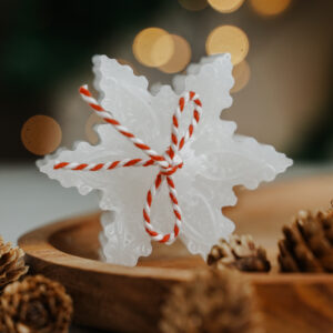 Ароматична свеќа Снегулка модел 1